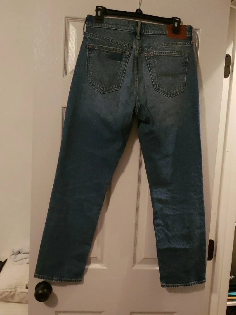 Abercrombie & Fitch Men's Faded Blue Slim Straight Jeans